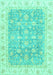 Oriental Turquoise Traditional Rug, abs3460turq