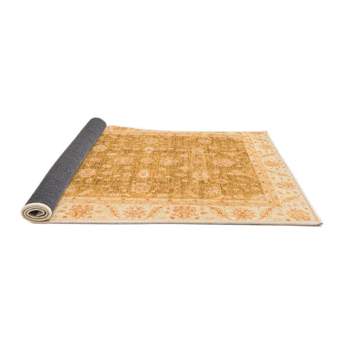 Sideview of Oriental Orange Traditional Rug, abs3460org