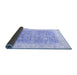 Sideview of Oriental Blue Traditional Rug, abs3460blu