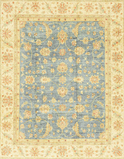 Abstract Brownish Green Oriental Rug, abs3460