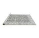 Sideview of Machine Washable Oriental Gray Traditional Rug, wshabs3460gry