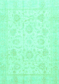 Oriental Turquoise Traditional Rug, abs3461turq