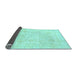 Sideview of Oriental Light Blue Traditional Rug, abs3461lblu