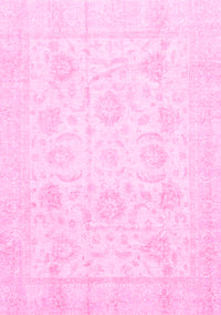 Oriental Pink Traditional Rug, abs3461pnk