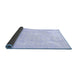 Sideview of Oriental Blue Traditional Rug, abs3461blu