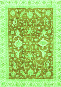 Oriental Green Traditional Rug, abs3462grn