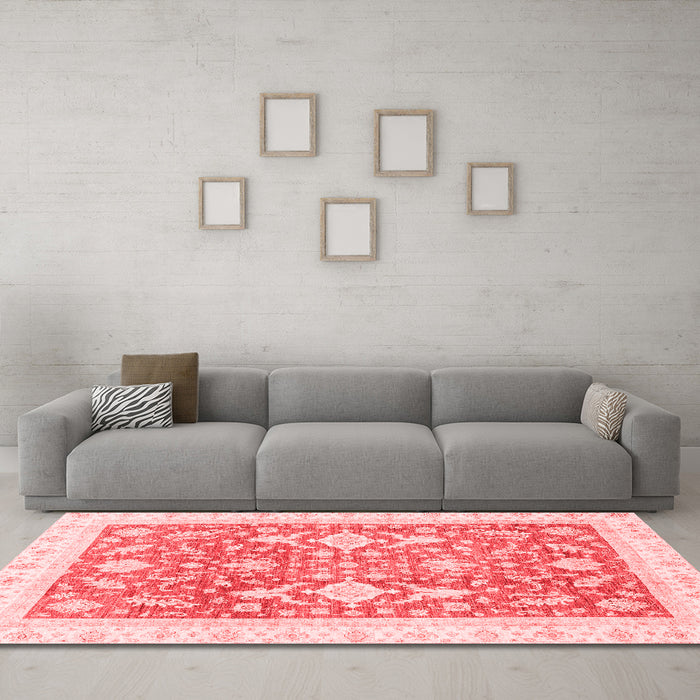 Traditional Red Washable Rugs