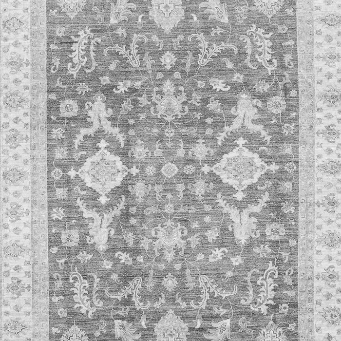 Machine Washable Oriental Gray Traditional Rug, wshabs3462gry