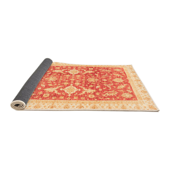 Sideview of Oriental Orange Traditional Rug, abs3462org