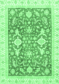 Oriental Emerald Green Traditional Rug, abs3462emgrn