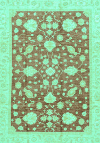 Oriental Turquoise Traditional Rug, abs3463turq