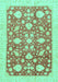 Oriental Turquoise Traditional Rug, abs3463turq