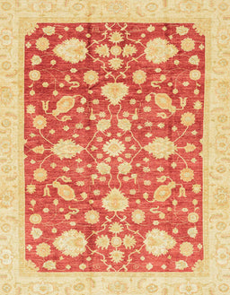 Abstract Orange Red Oriental Rug, abs3463
