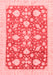 Oriental Red Traditional Area Rugs