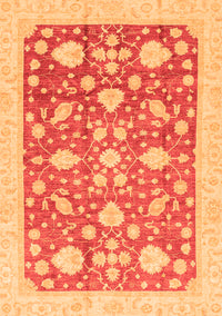 Oriental Orange Traditional Rug, abs3463org