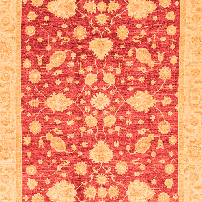 Oriental Orange Traditional Rug, abs3463org