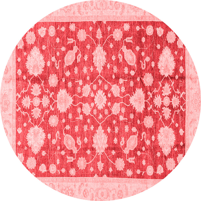 Machine Washable Oriental Red Traditional Rug, wshabs3463red