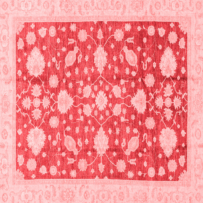 Machine Washable Oriental Red Traditional Rug, wshabs3463red