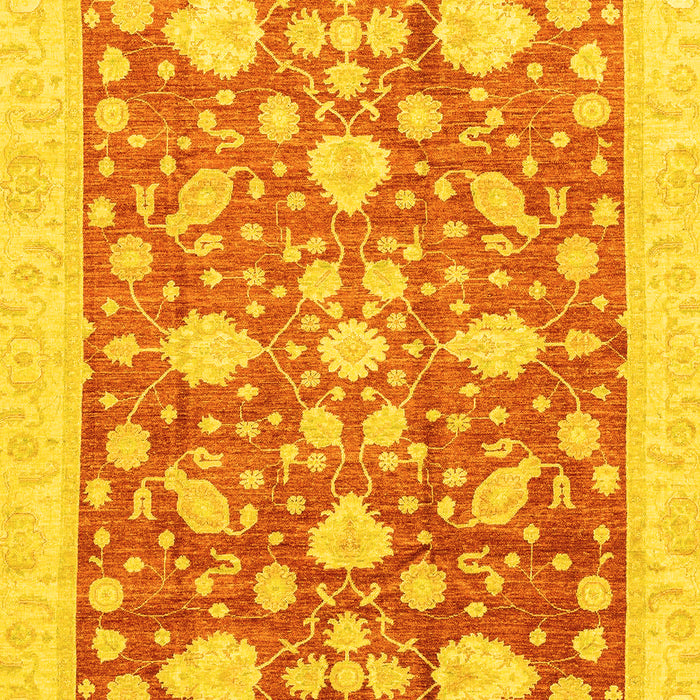 Oriental Yellow Traditional Rug, abs3463yw