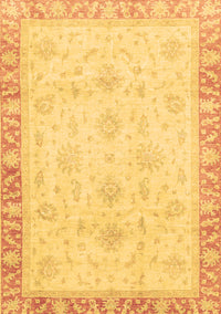 Abstract Brown Modern Rug, abs3464brn