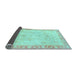 Sideview of Abstract Light Blue Modern Rug, abs3464lblu