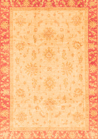 Abstract Orange Modern Rug, abs3464org