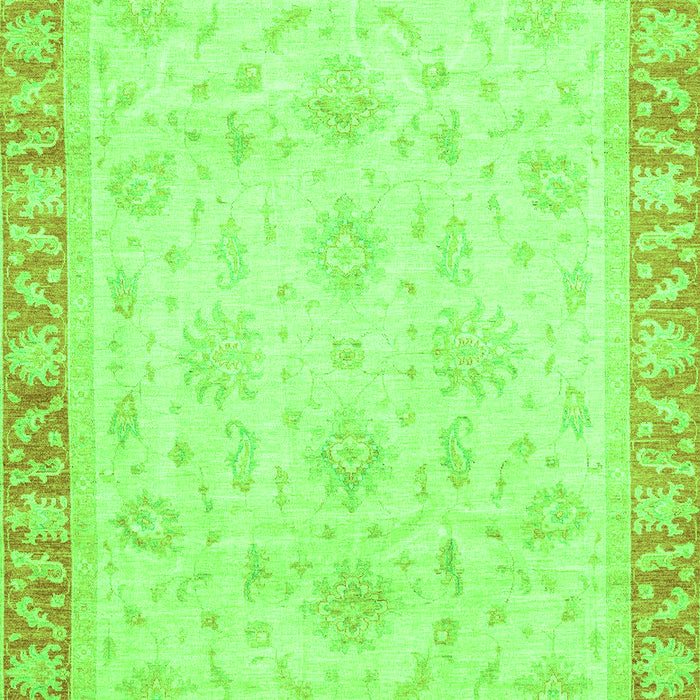 Abstract Green Modern Rug, abs3464grn