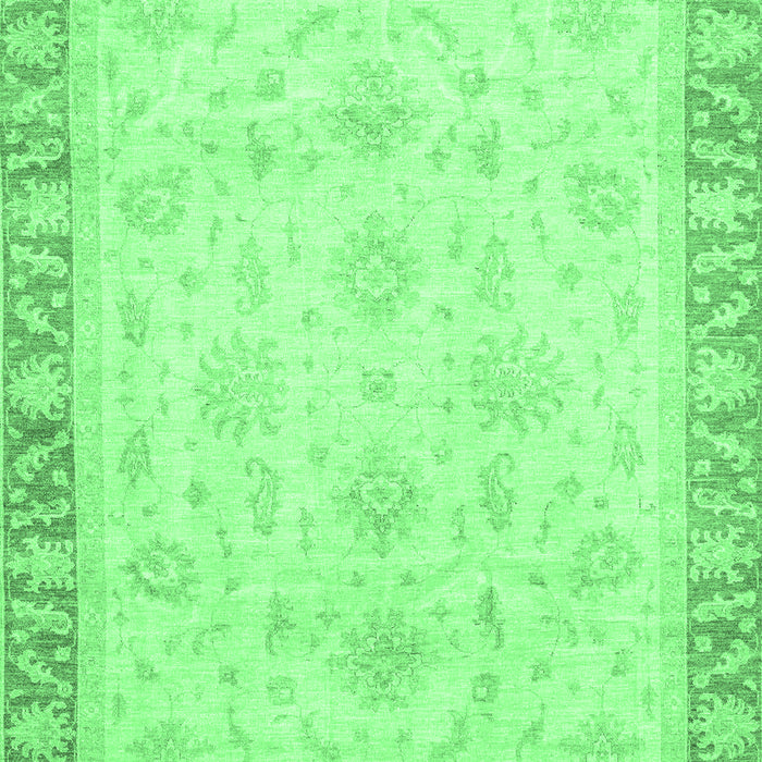 Machine Washable Abstract Emerald Green Modern Area Rugs, wshabs3464emgrn