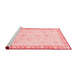 Modern Red Washable Rugs