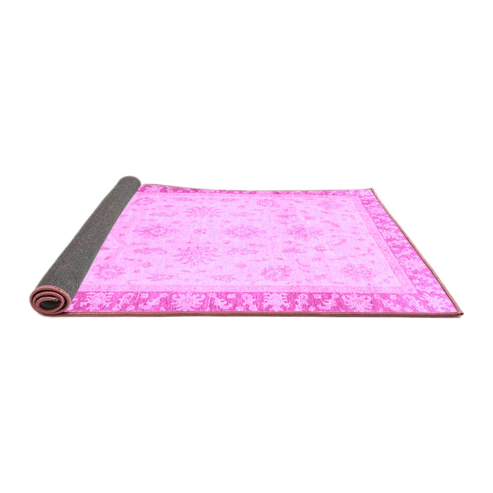 Sideview of Abstract Purple Modern Rug, abs3464pur