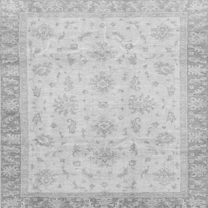 Square Abstract Gray Modern Rug, abs3464gry