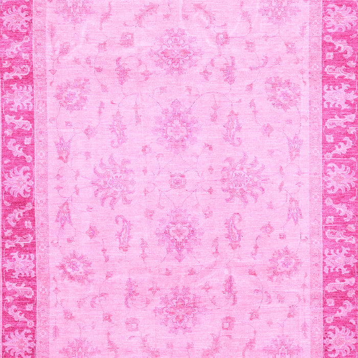 Machine Washable Abstract Pink Modern Rug, wshabs3464pnk