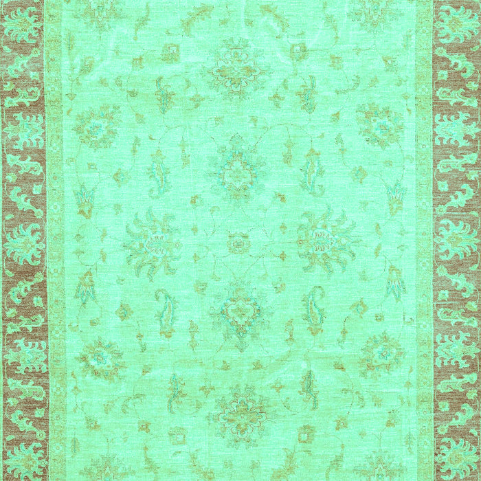 Abstract Turquoise Modern Rug, abs3464turq