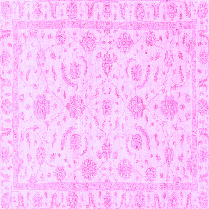 Square Oriental Purple Traditional Rug, abs3465pur