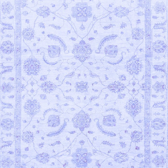 Machine Washable Oriental Blue Traditional Rug, wshabs3465blu