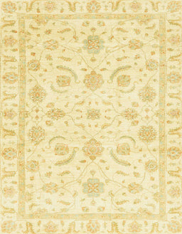 Machine Washable Abstract Sun Yellow Rug, wshabs3465