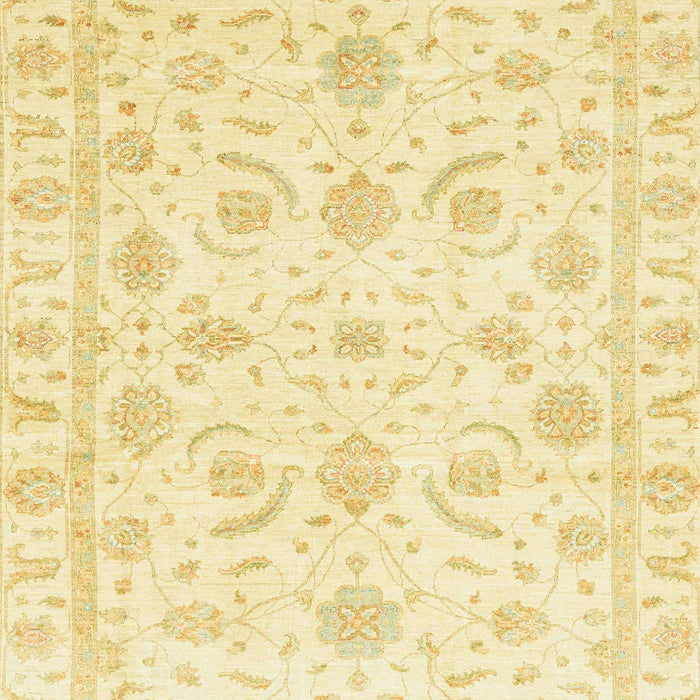 Machine Washable Abstract Sun Yellow Rug, wshabs3465