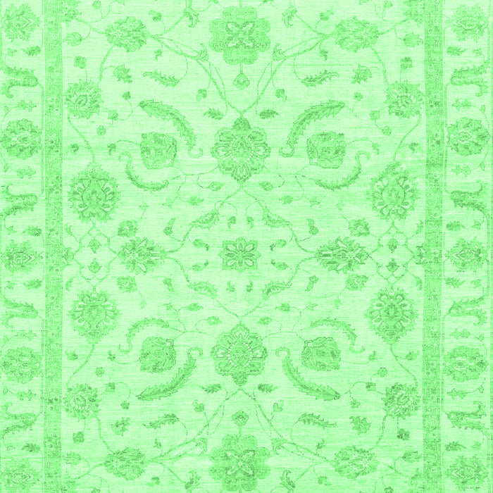 Oriental Emerald Green Traditional Rug, abs3465emgrn