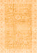 Machine Washable Oriental Orange Traditional Area Rugs, wshabs3466org