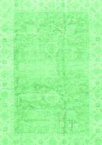 Oriental Emerald Green Traditional Rug, abs3466emgrn