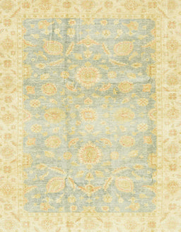 Machine Washable Abstract Yellow Rug, wshabs3466