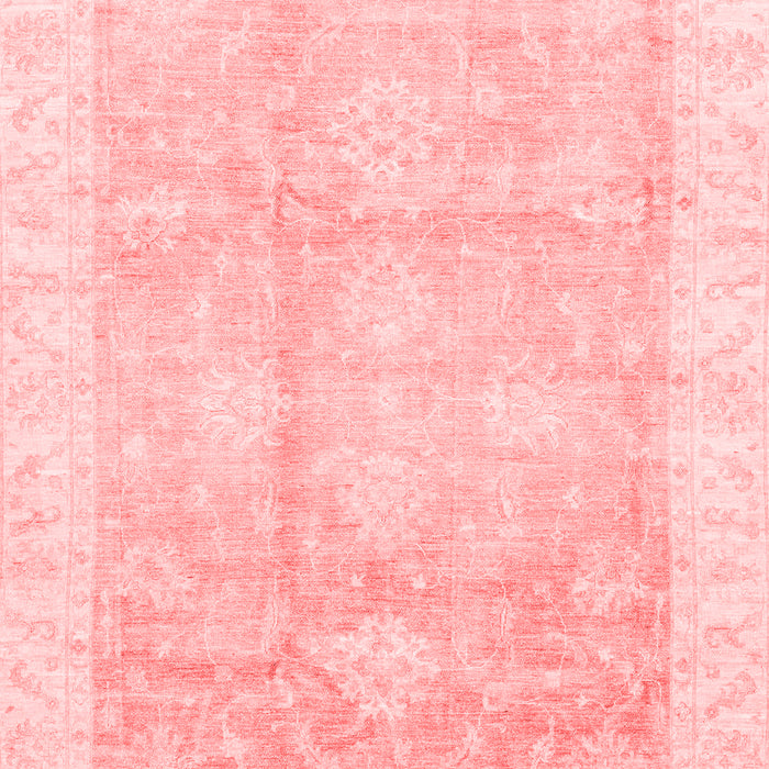 Machine Washable Oriental Red Traditional Rug, wshabs3467red