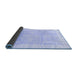 Sideview of Oriental Blue Traditional Rug, abs3467blu