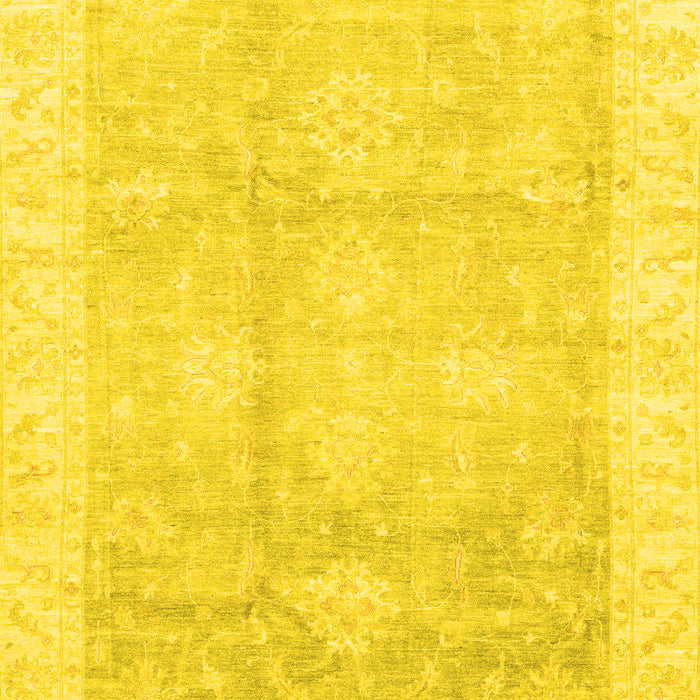 Oriental Yellow Traditional Rug, abs3467yw
