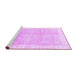 Sideview of Machine Washable Oriental Purple Traditional Area Rugs, wshabs3467pur