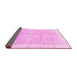 Sideview of Oriental Pink Traditional Rug, abs3467pnk