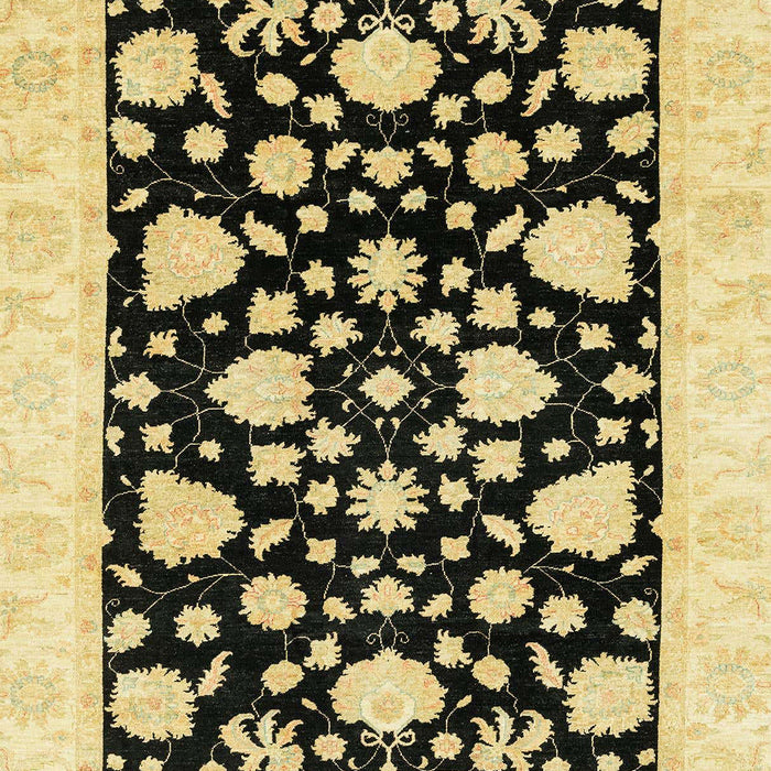 Machine Washable Abstract Mustard Yellow Rug, wshabs3468