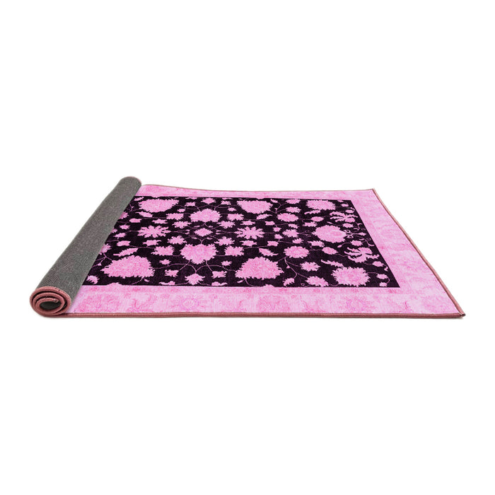 Sideview of Oriental Pink Traditional Rug, abs3468pnk
