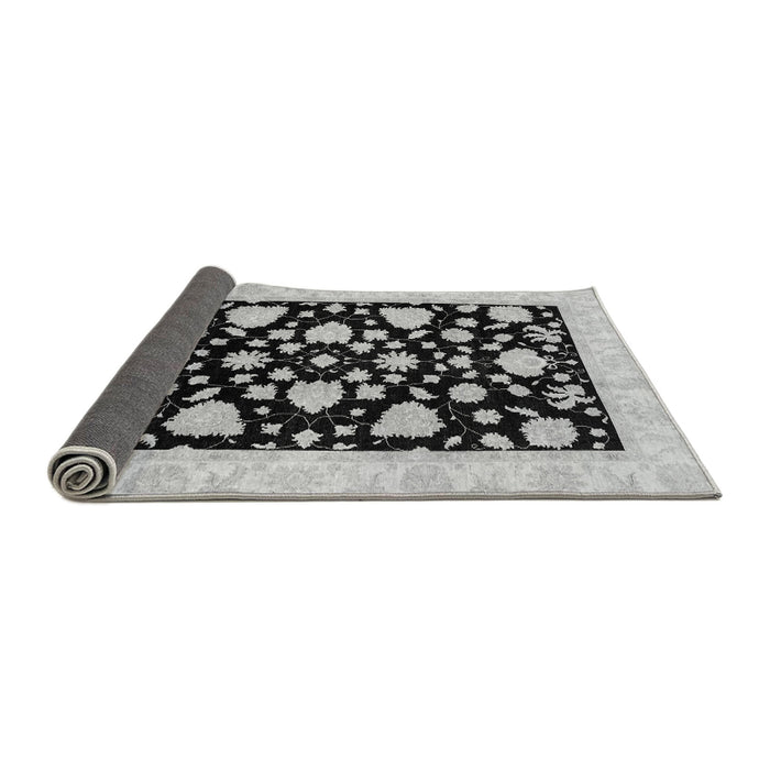 Sideview of Oriental Gray Traditional Rug, abs3468gry
