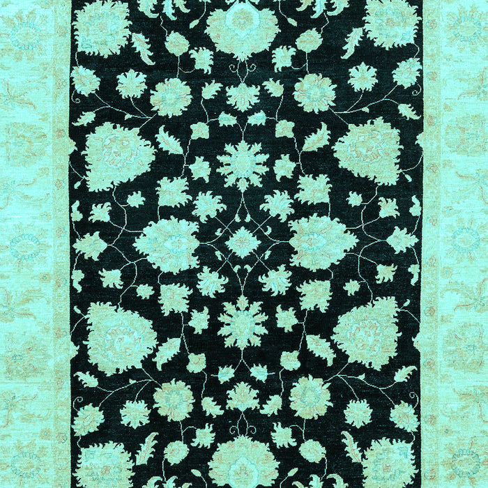 Oriental Light Blue Traditional Rug, abs3468lblu